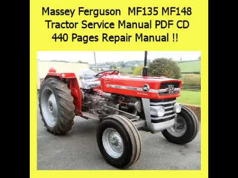 MH-S-MF135,150 Tractor Service Manual Fits Massey Ferguson 135 