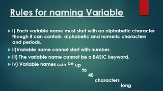 #QBASIC #Variable #SAMSIRCOMPUTER What is a Variable and few Rules of Naming Variables in the QBasic