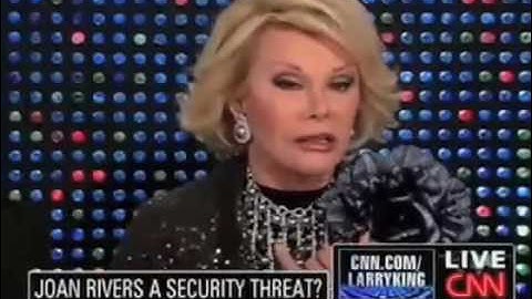 Joan Rivers Talking Airline Security On Larry King - CNN