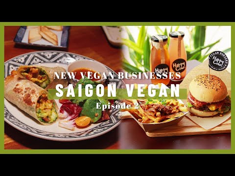 A BURGER WITH NO MEAT? Amazing vegan food in Ho Chi Minh City