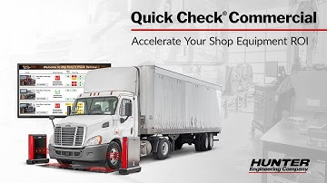 Maximize HD Tire and Alignment Opportunities with the Quick Check® Commercial Inspection System