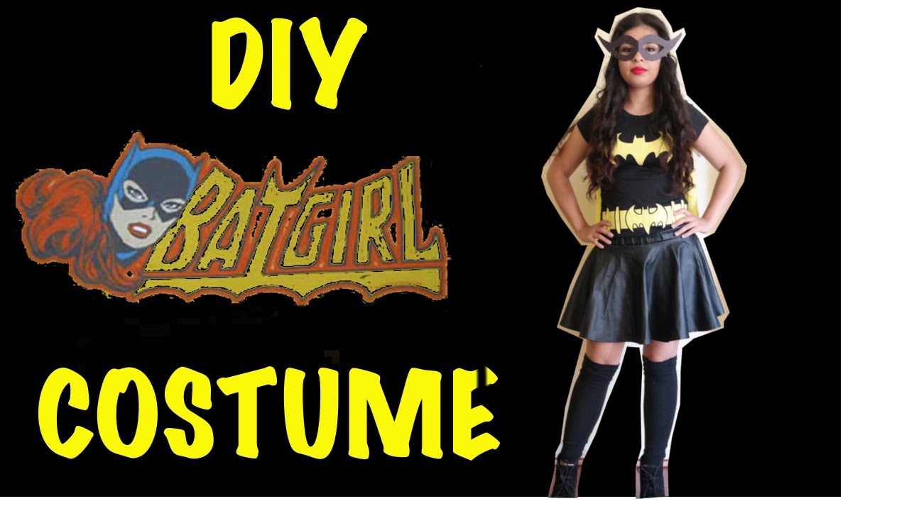 Last Minute DIY Halloween Batgirl Costume - YouTube - 1280 x 720 jpeg 103kB