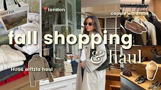 SHOP WITH ME FOR FALL 🍂 huge aritzia haul, fall capsule wardrobe, & 2026 fall fashion trends!