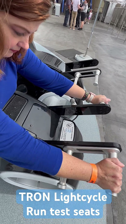 #tron  Lightcycle Run test seats at #magickingdom #disneyrides #disneyattractions #wdw #disneyworld