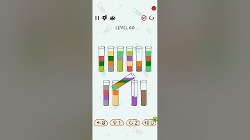 SortPuz - Level 60 Water Color Puzzle Game Tutorial 2022 JoyPuz Android Top Trending Games