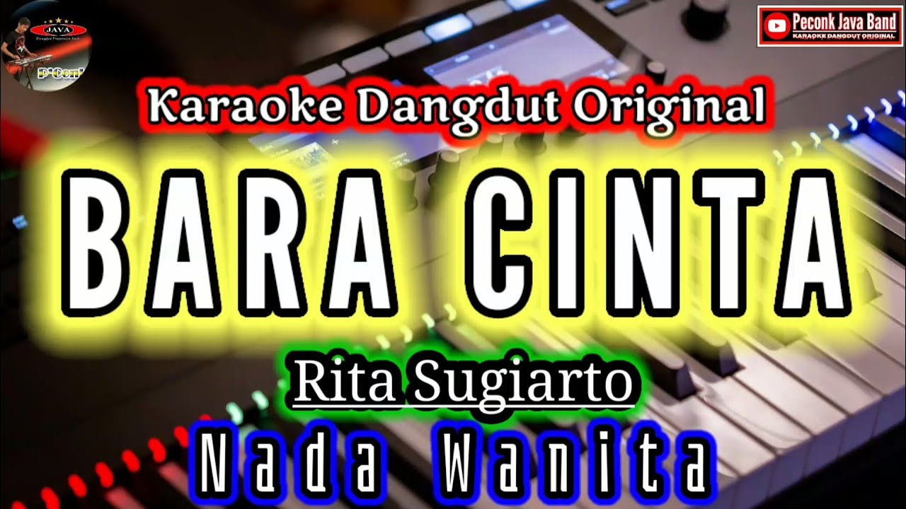 KARAOKE BARA CINTA NADA WANITA RITA SUGIARTO