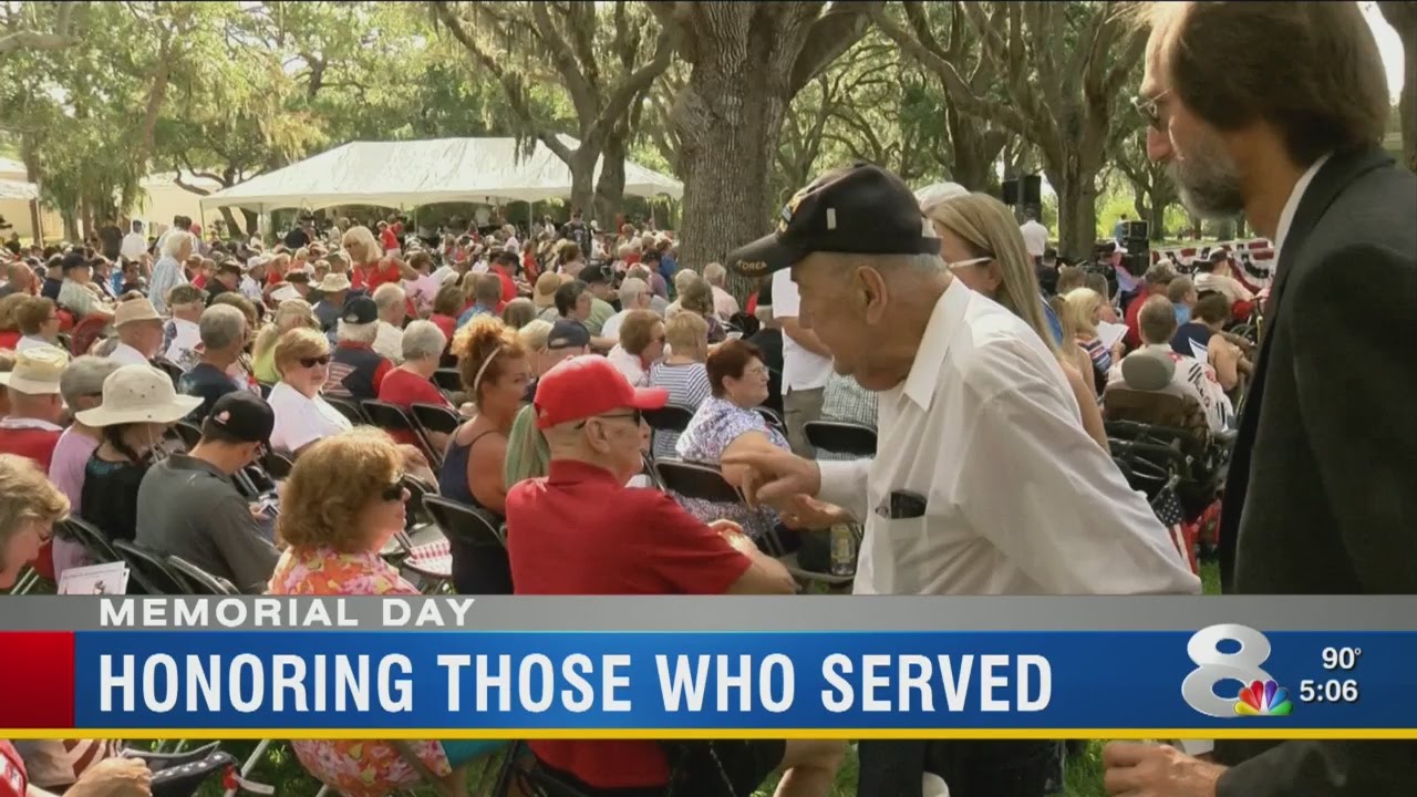 Veterans gather at Bay Pines National Cemetery for Memorial Day