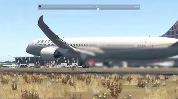 Boeing 787 Butter Landing 🧈 (with Mouse Yoke)  #swiss001landing