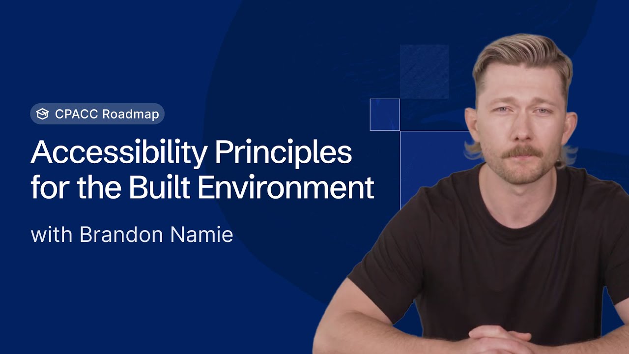 Принципы доступности для застроенной среды