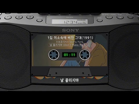 신승훈 Shin Seung Hoon 날 울리지마 Don T Make Me Cry HQ Lyric Video