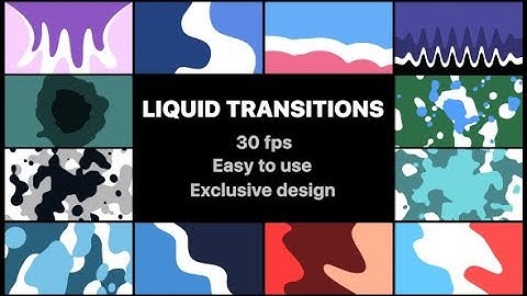 Liquid Motion Transitions - After Effects Template