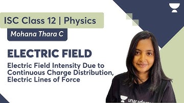 Electric Field | Physics | ISC Class 12 | Mohana Thara C