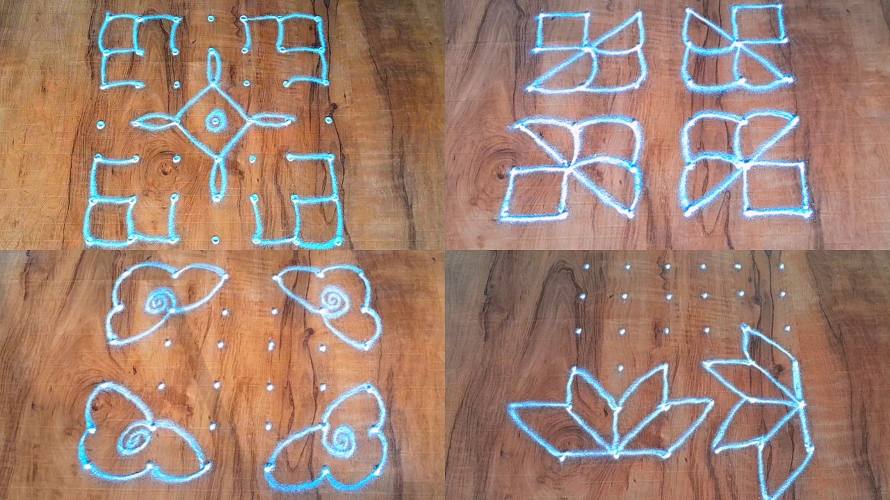 6×6 daily simple rangoli/ dailykolam/daily muggulu /kolangal#muggulu #kolam#rangoli #easyrangoli
