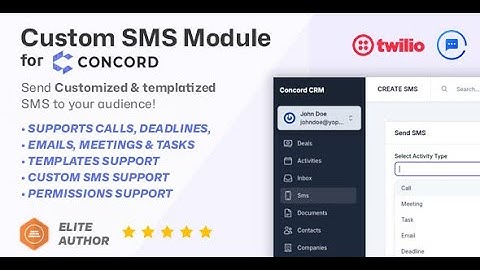 How to Create SMS Templates in Concord CRM’s Custom SMS Module