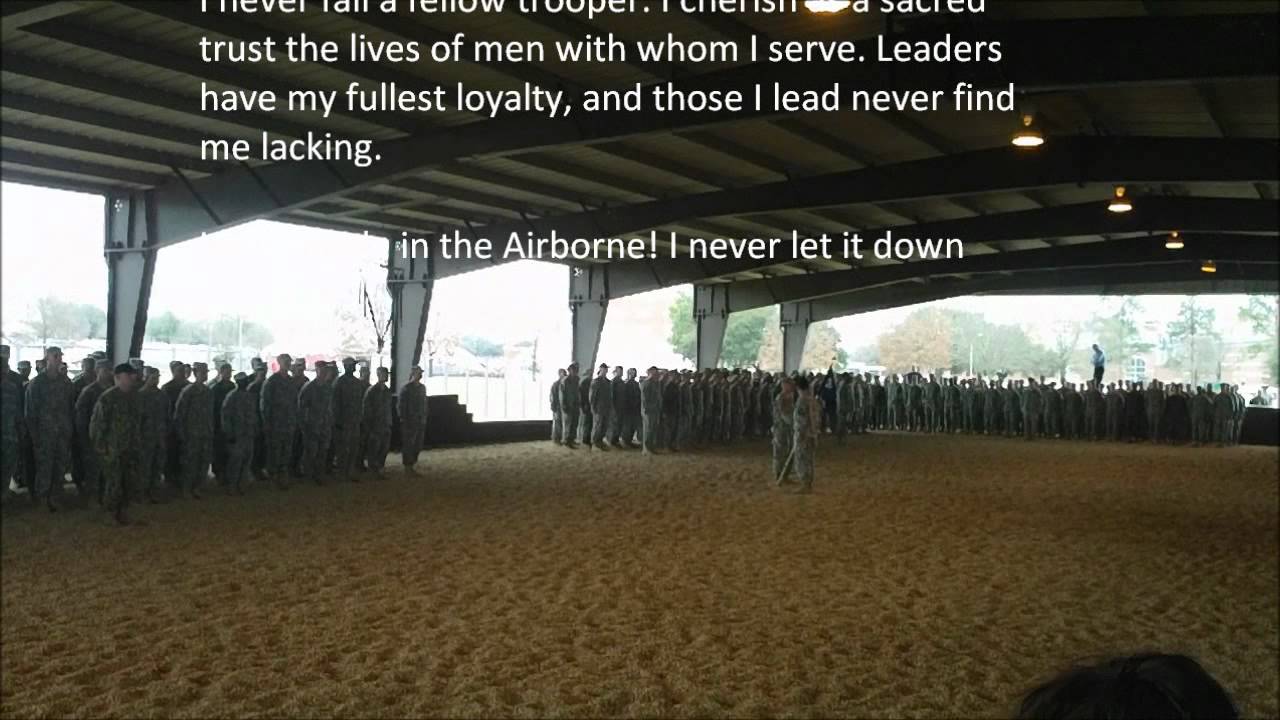 THE AIRBORNE CREED