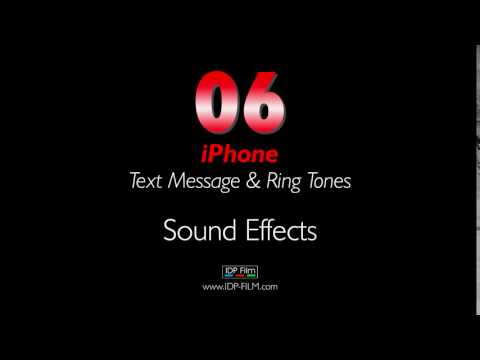 IPhone Message Sound Effects HD - MOBILE Ring Tones 06 - Text Tone