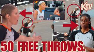 REFEREE SCANDAL FOOTAGE EXPOSED WNBA CHEATING for Angel Reese to WIN CHAMPIONSHIP! GAME 6 SMALL GYM