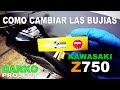 COMO CAMBIAR LAS BUJIAS 🔧 Kawasaki z750 🏍