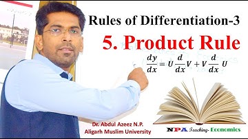 Product Rule of Differentiation/ Rules of Differentiation (Part-3)/NPA Teaching/Dr. Abdul Azeez N.P.