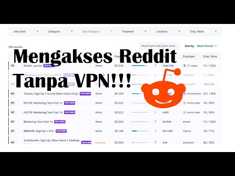 Cara Mengakses Reddit Tanpa VPN Untuk Mengerjakan Jobs di Picoworkers