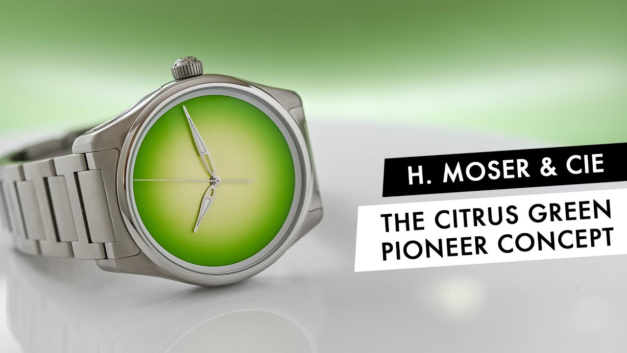 First Look: The H. Moser & Cie. Pioneer Concept Citrus Green (incl