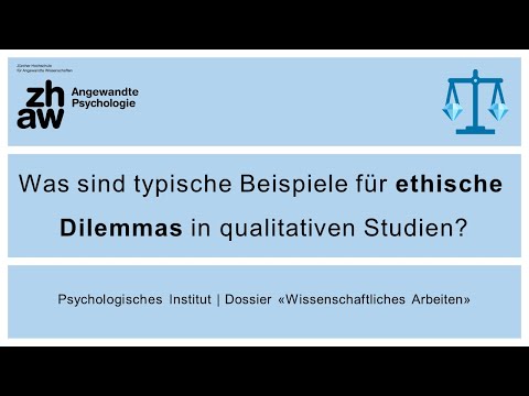 Was sind typische Beispiele für ethische Dilemmas in qualitativen Studien?
