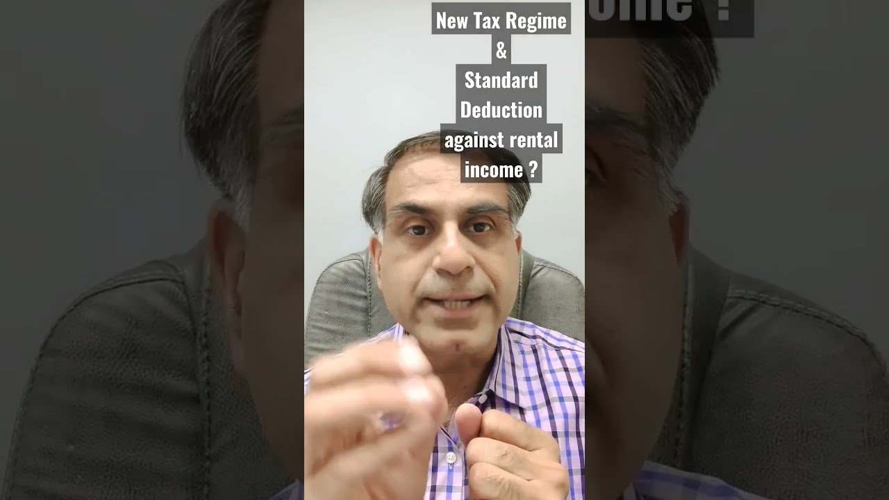 New Tax Regime & Standard Deduction against Rental Income ?
