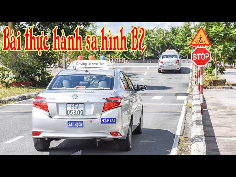 Video Bài thực hành lái xe sa hình dấu B2 | Trung tâm dạy... - youtube