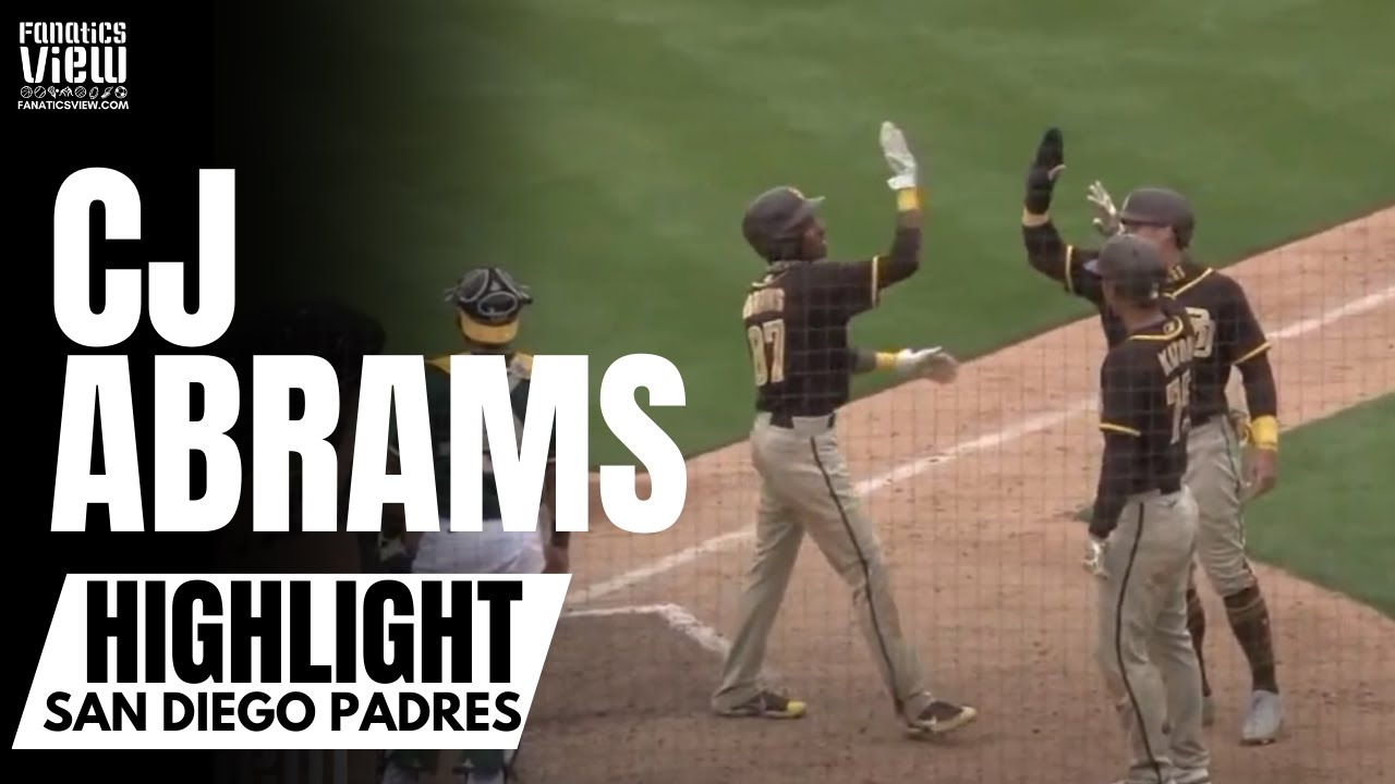 San Diego Padres 20-Year Old Prospect CJ Abrams Blasts 3-Run Homer vs. Oakland | Padres Highlight