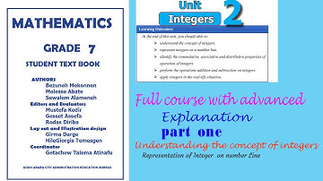 Grade 7 Maths unit 2 part 1