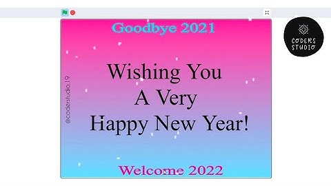 Scratch Tutorial: New Year Greeting!