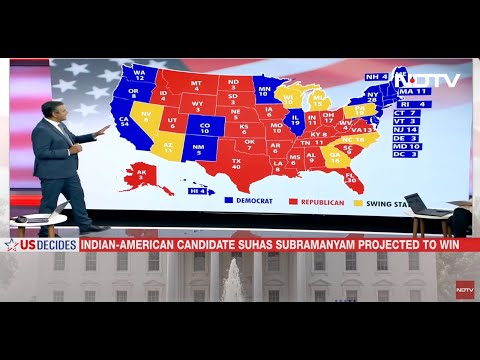 US President Elections: Who Is Winning The Swing States?