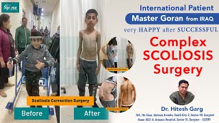 Happy Success Stories from Iraq walking after Complex Pediatric Scoliosis Surgery by Dr Hitesh Garg