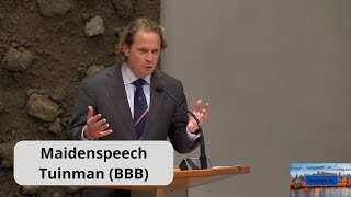 Tuinman (BBB): "Nederland moet weer VRIJ en VEILIG worden, we zijn te afhankelijk van EU geworden!"