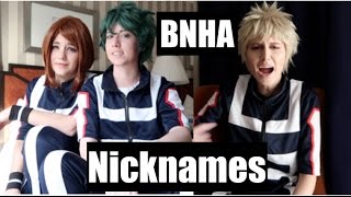 [BNHA] Nicknames