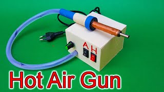 How To Make A Hot Air Gun Using Old Soldering Iron | Hot Air Gun Soldering | Heat Gun | Hot Air Gun