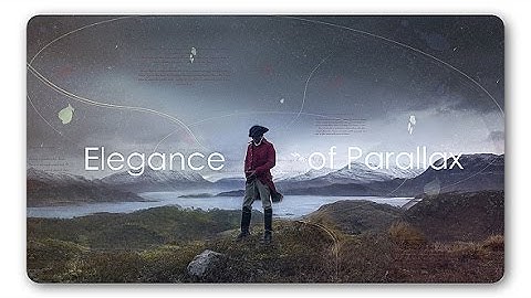After Effects Template: Elegance of Parallax Slideshow