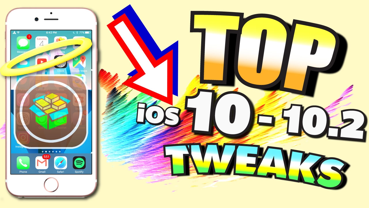 TOP iOS 10 TWEAKS for iPhone, iPad, and iPod (iOS 10.2 & 10.1.1 Cydia/Jailbreak Tweaks) Compatible