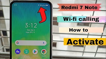 Redmi Note 7/7s Wi-Fi calling Enable