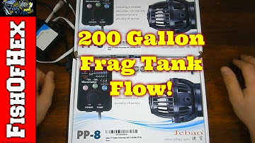Unboxing Jebao PP8s & Apex Programming | 200 Gallon Frag Tank Build Part 5