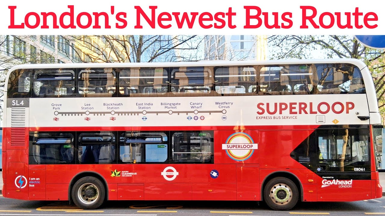 Siperloop Sign Silvertown Tunnel on Opening Day - NEW Superloop Bus Route - YouTube