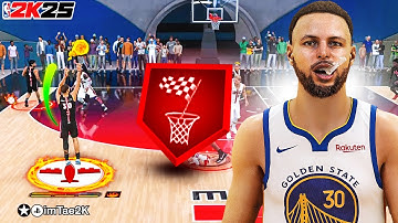 This STEPHEN CURRY BUILD is DOMINATING IN RANDOM REC in NBA 2K25!