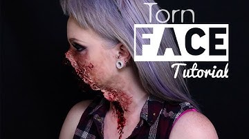 Torn Face FX Makeup Tutorial