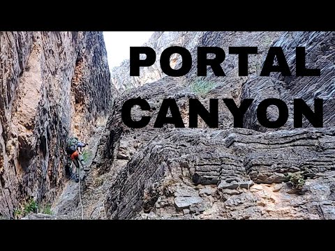 Canyoneering Portal Canyon, Virgin River Gorge, Arizona