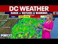 DC weather: Flood Watch ahead of week-long heat wave