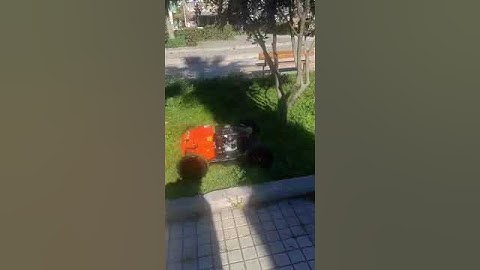 Vigorun Remote Lawn Mower Works Very Well In Greece  #remotecontrolmower #cortacésped