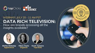 Data Rich Television: How are brands accessing all the insights available