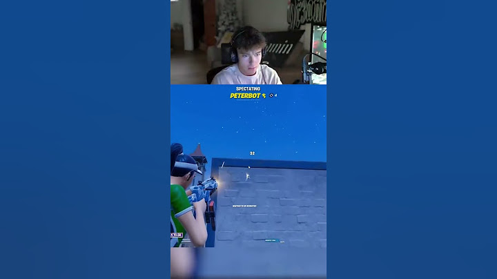 Clix caught Peterbot with aimbot...🎯