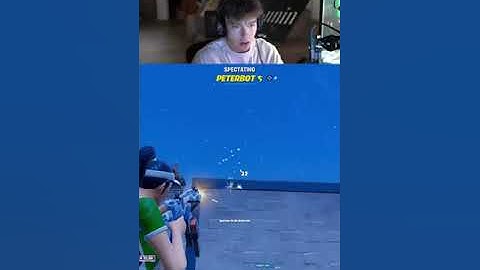 Clix caught Peterbot with aimbot...🎯