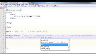 PHP (Part 07/22) Arrays In Hindi / Urdu